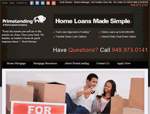 Tablet Screenshot of orangecountyfunding.com